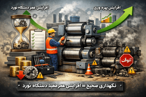 نگهداری دستگاه رولر